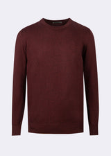 Dark Burgundy Melange Knitwear