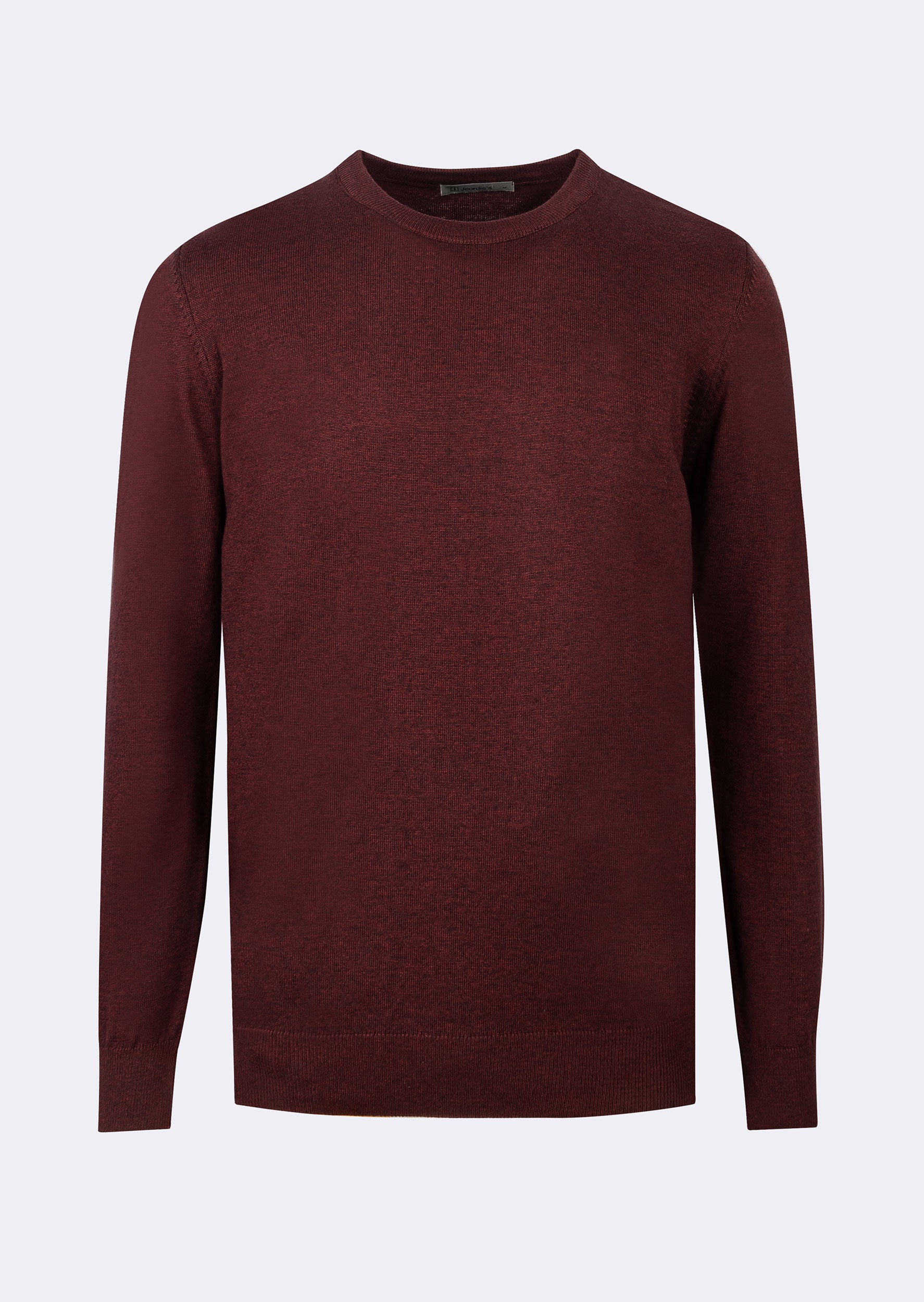 Dark Burgundy Melange Knitwear