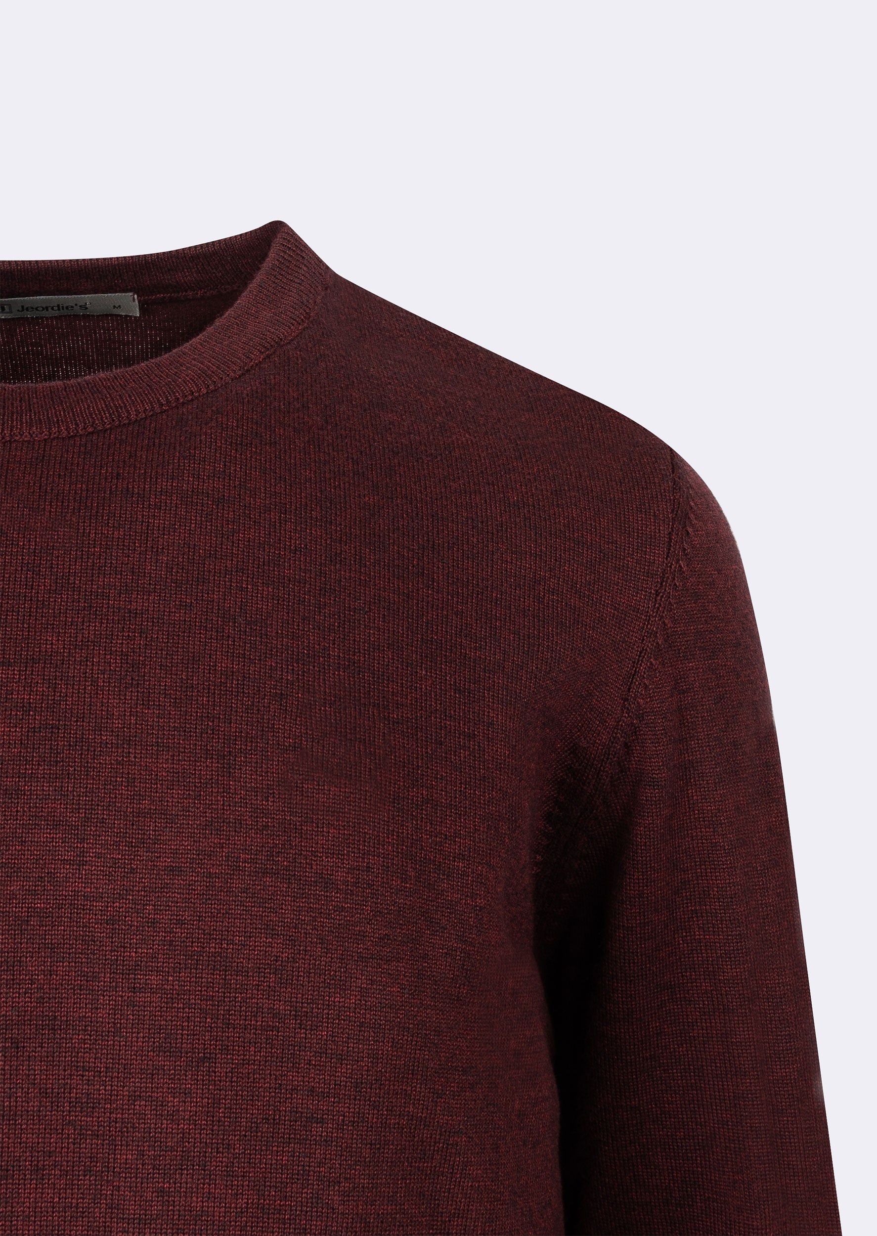 Dark Burgundy Melange Knitwear