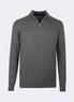 Dark Grey Melange Knitwear