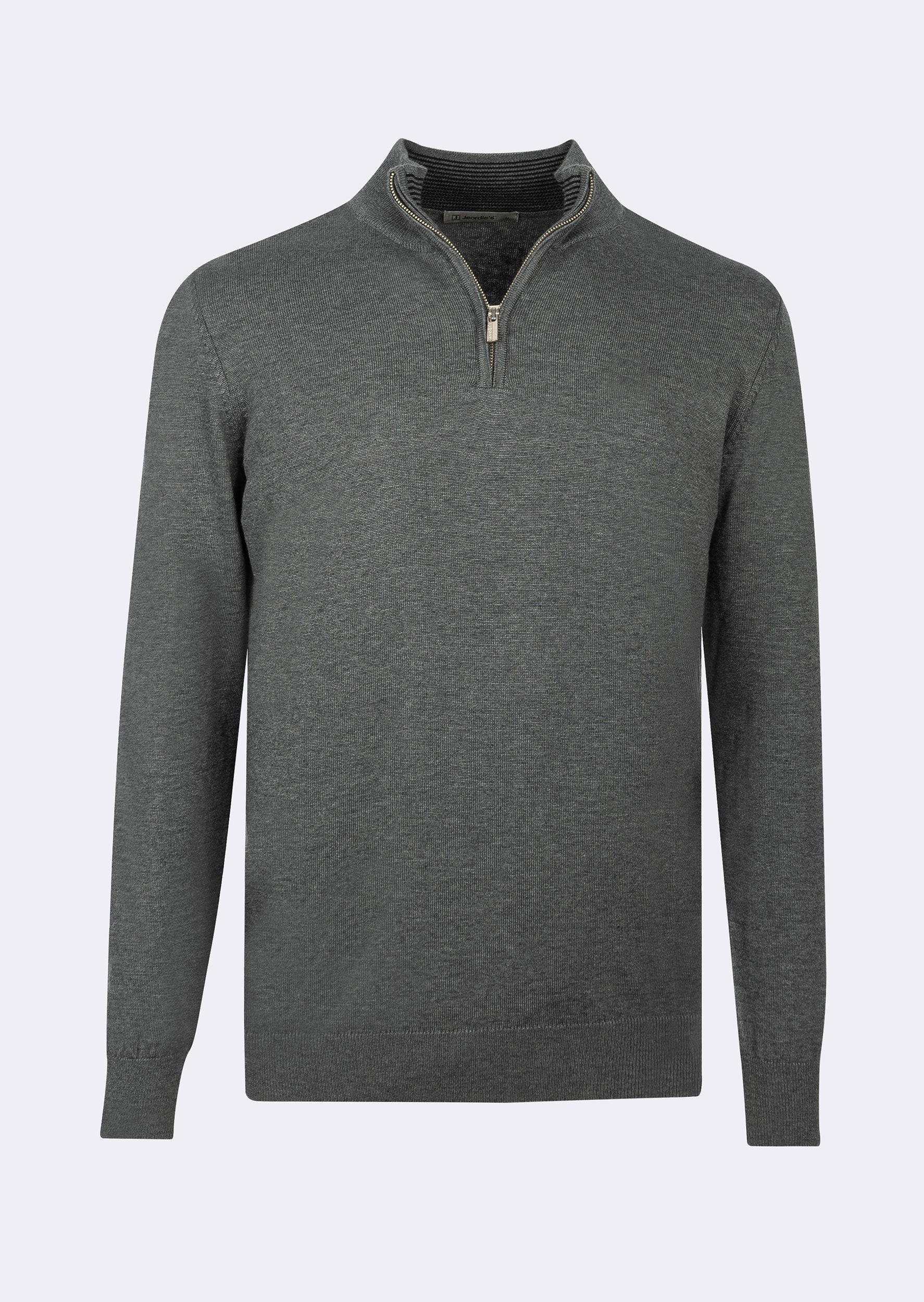 Dark Grey Melange Knitwear
