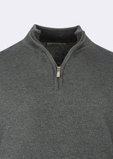 Dark Grey Melange Knitwear