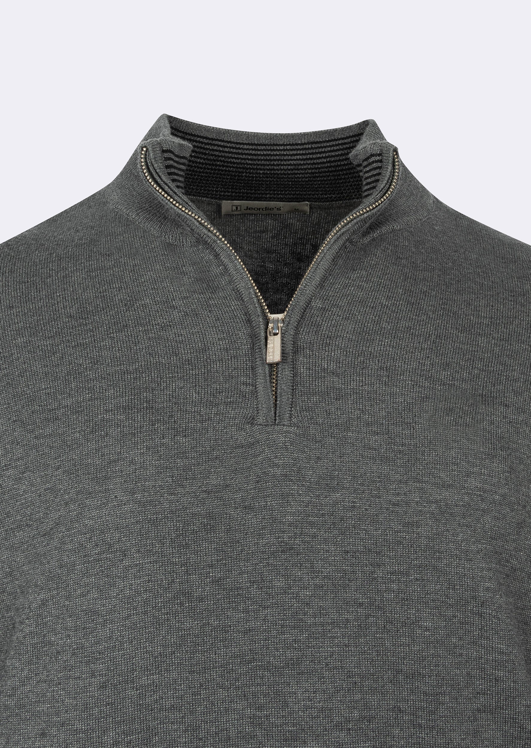 Dark Grey Melange Knitwear