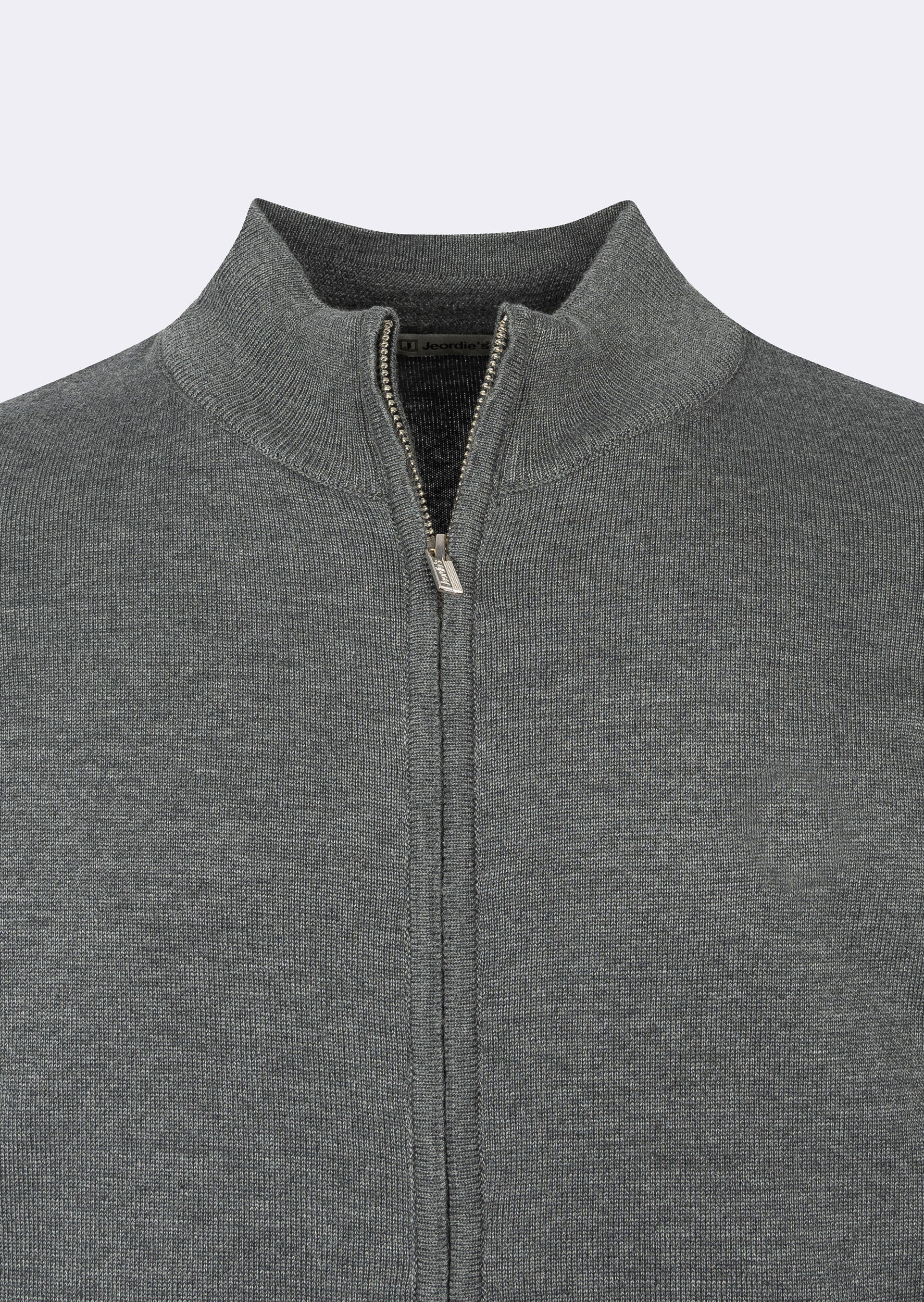 Dark Grey Melange Knitwear