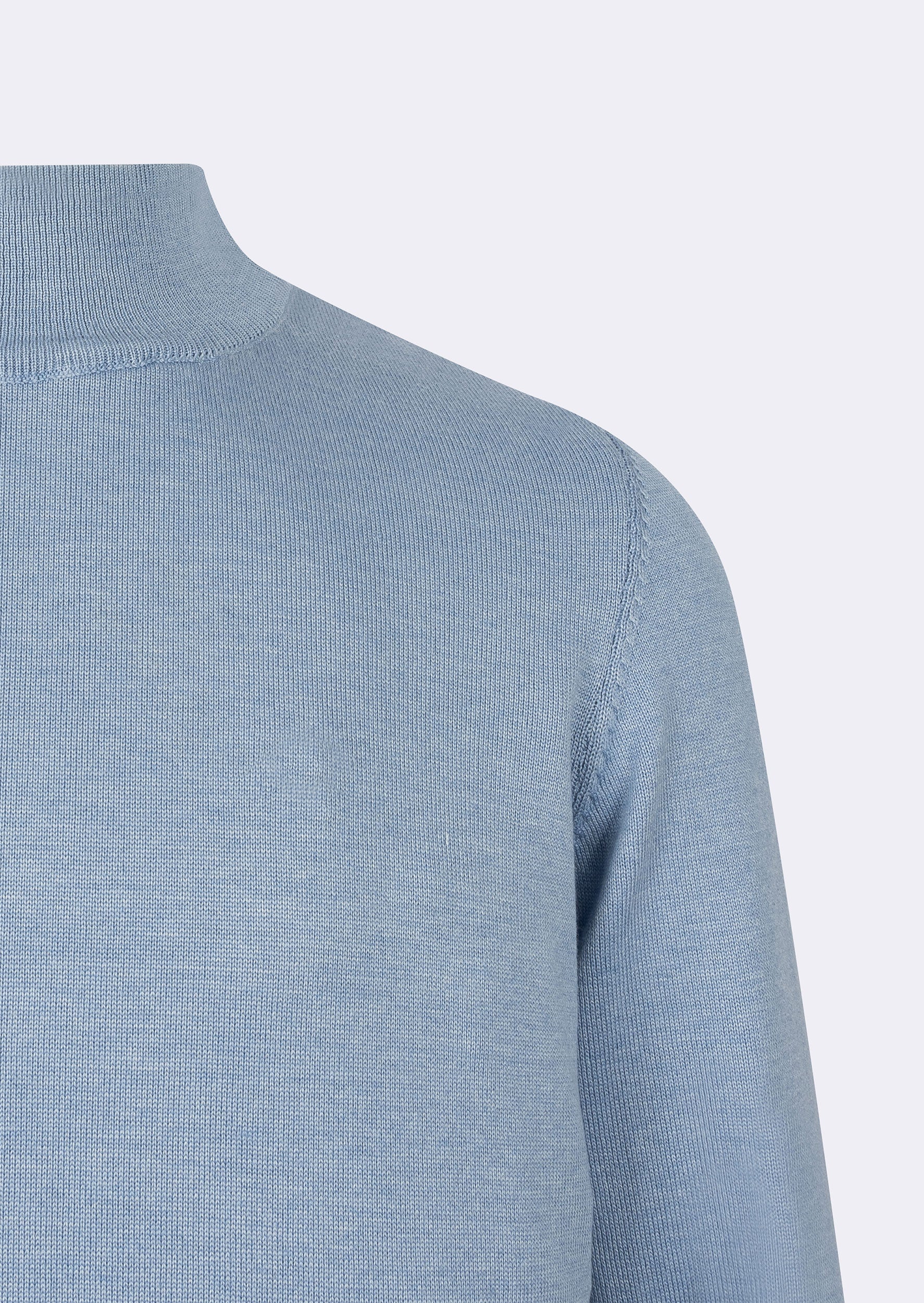 Melange Blue Knitwear
