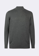 Dark Grey Melange Knitwear