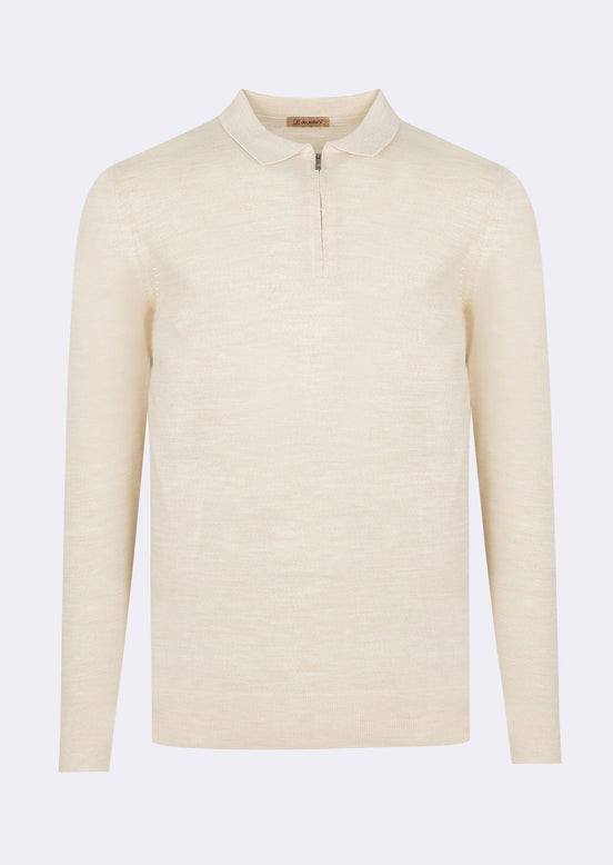 Beige Knitwear