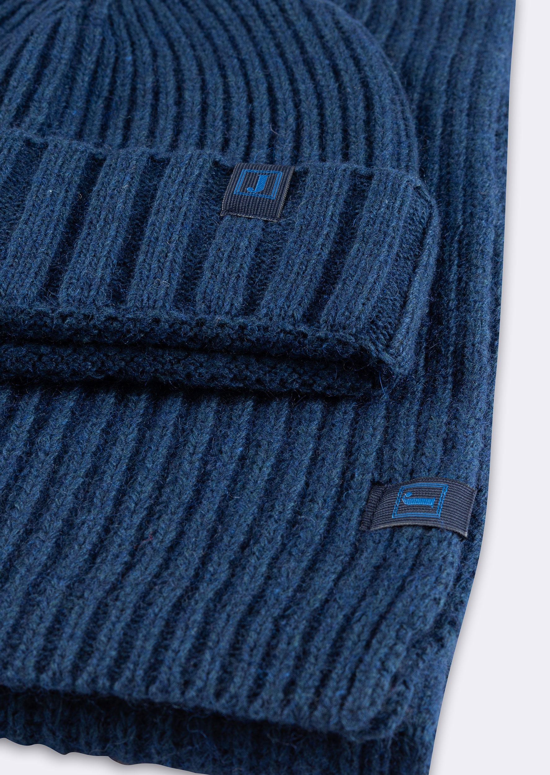 Navy Scarf & Beanie Set