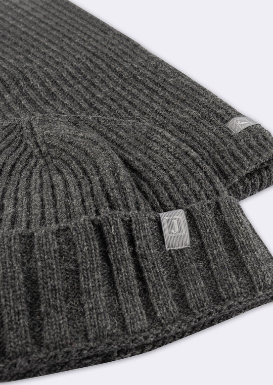 Anthracite Scarf & Beanie Set