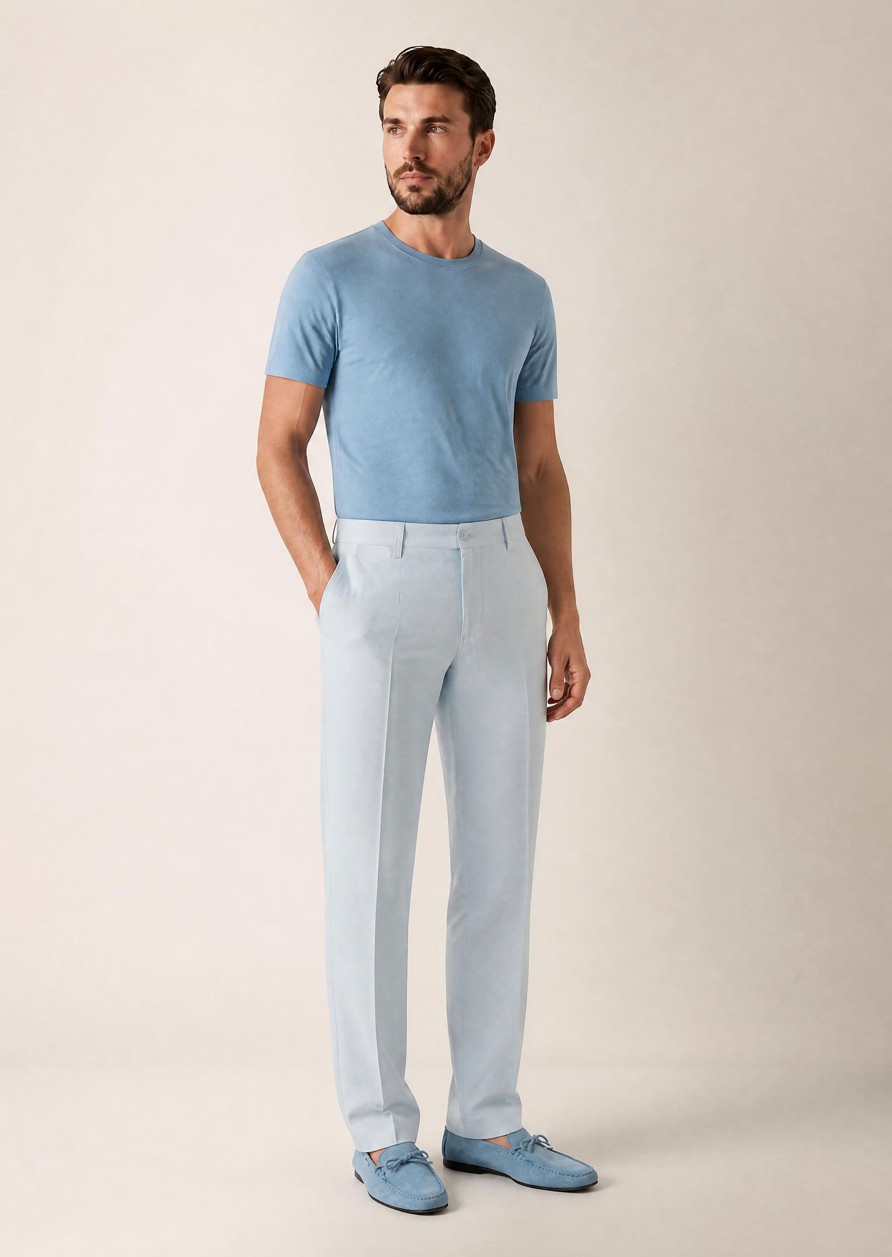 Blue Chino & Casual Pant