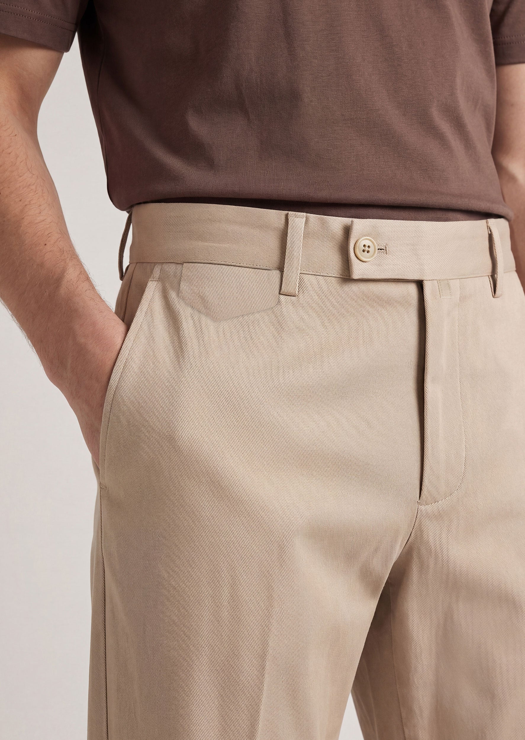 Beige Chino & Casual Pant