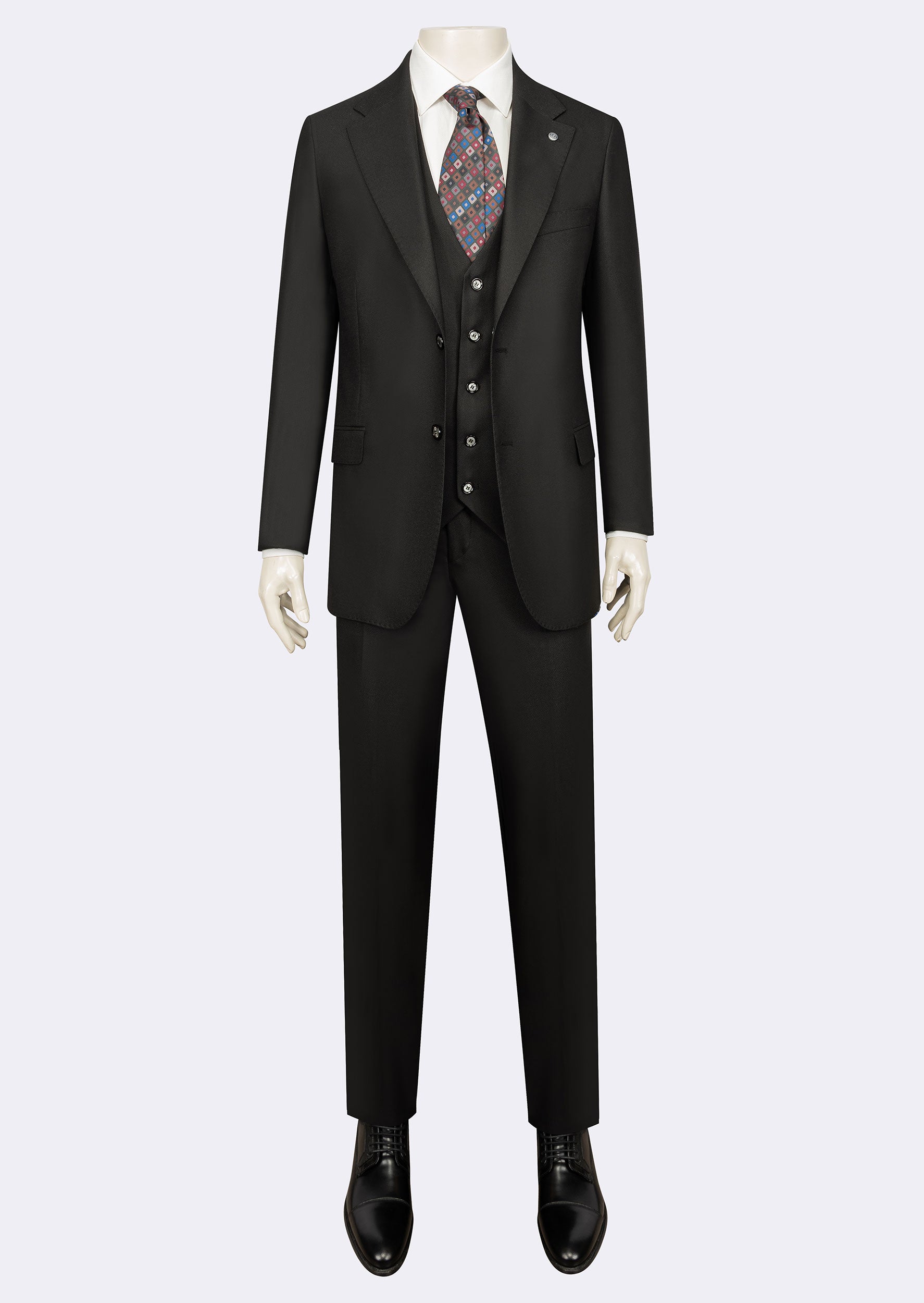 Black Three-Piece Suit