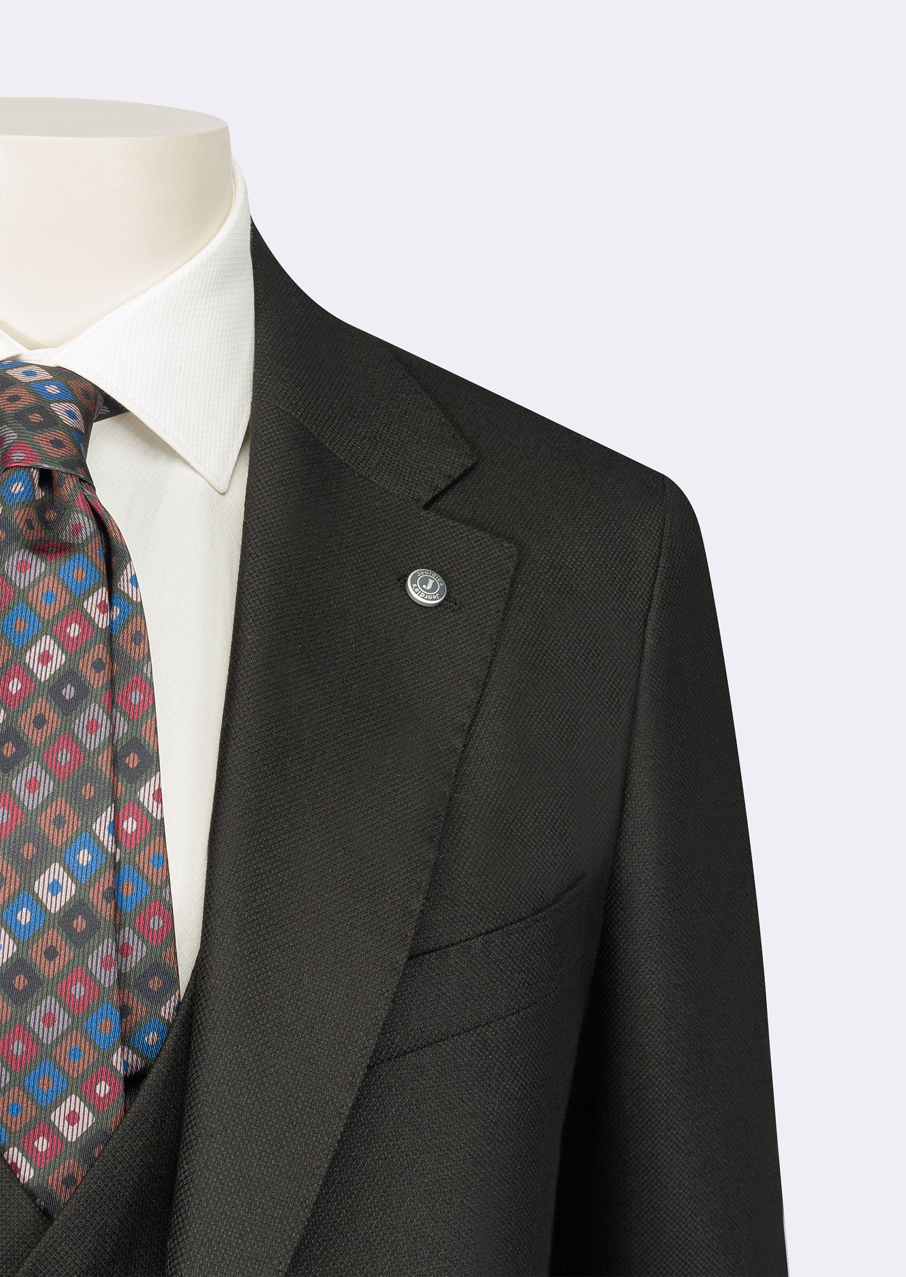 Black Three-Piece Suit