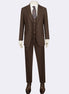 Brown Three-Piece Suit