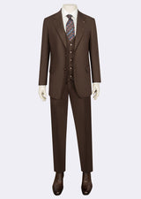 Brown Three-Piece Suit