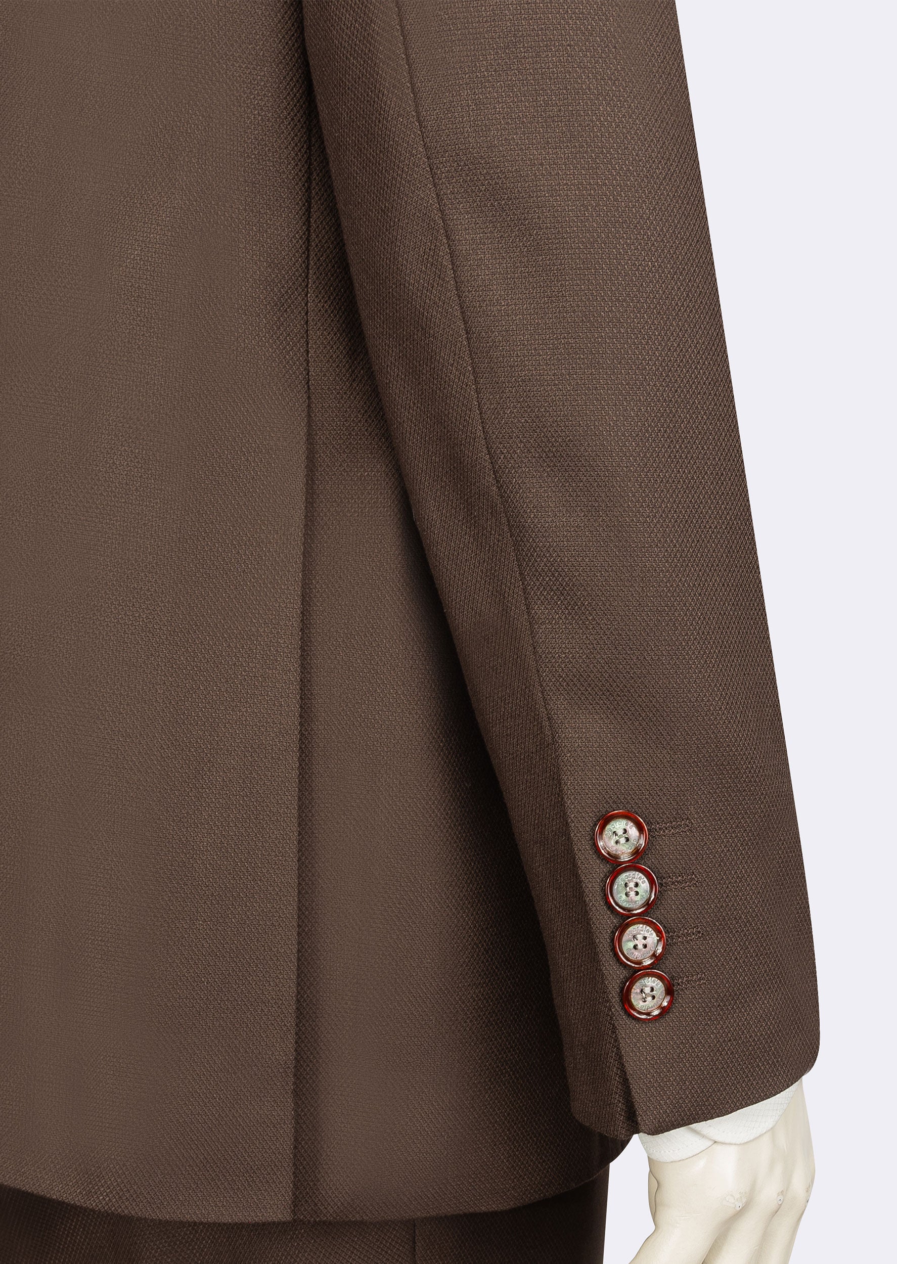 Brown Three-Piece Suit