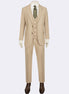 Beige Three-Piece Suit