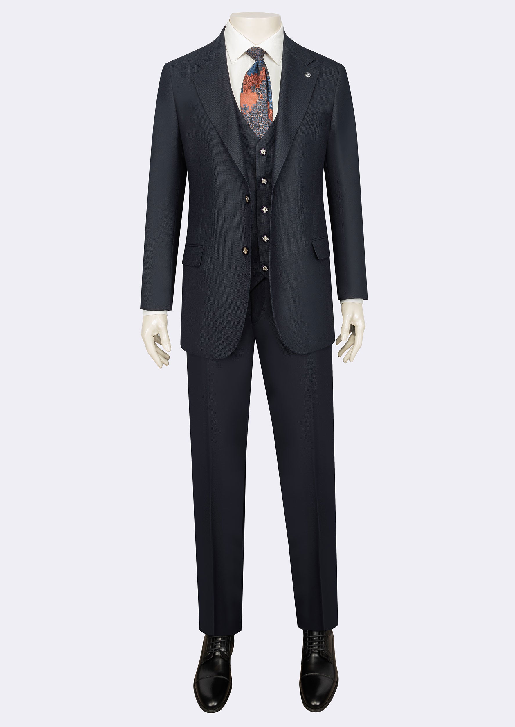 Navy Three-Piece Suit