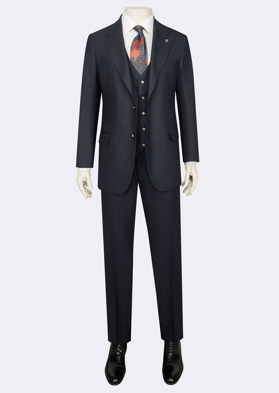 Navy Three-Piece Suit