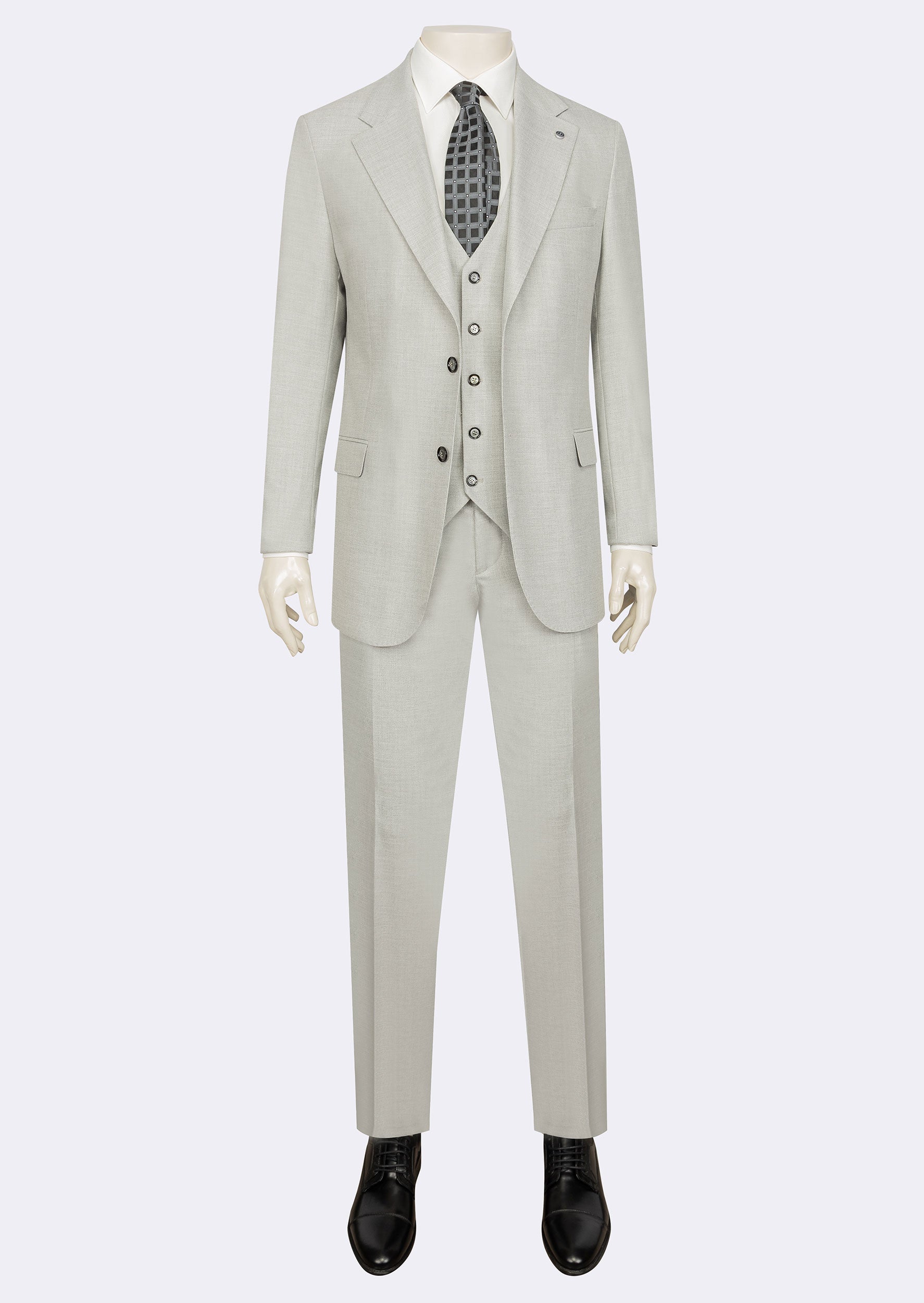 Grey Three-Piece Suit
