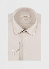 Beige Plain Shirt