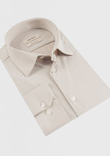Beige Plain Shirt