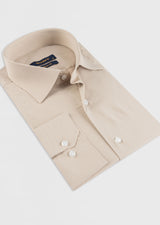 Beige Plain Shirt