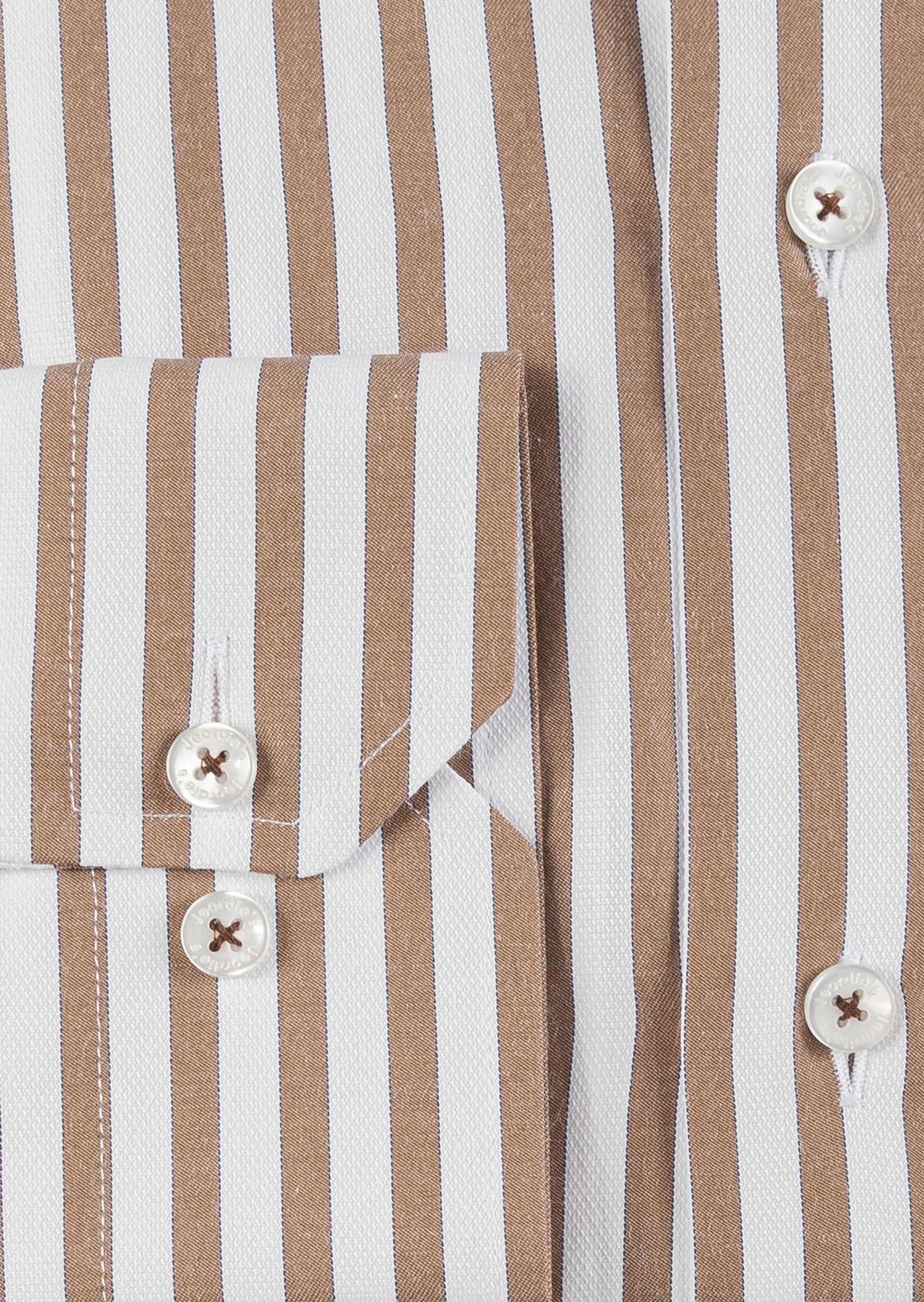 White - Brown Long Sleeve Shirt