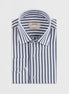 White - Navy Long Sleeve Shirt