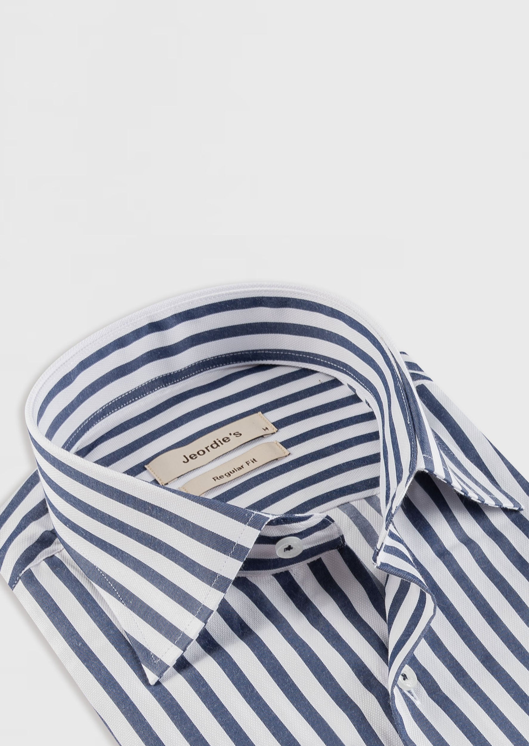 White - Navy Long Sleeve Shirt