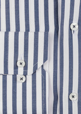 White - Navy Long Sleeve Shirt