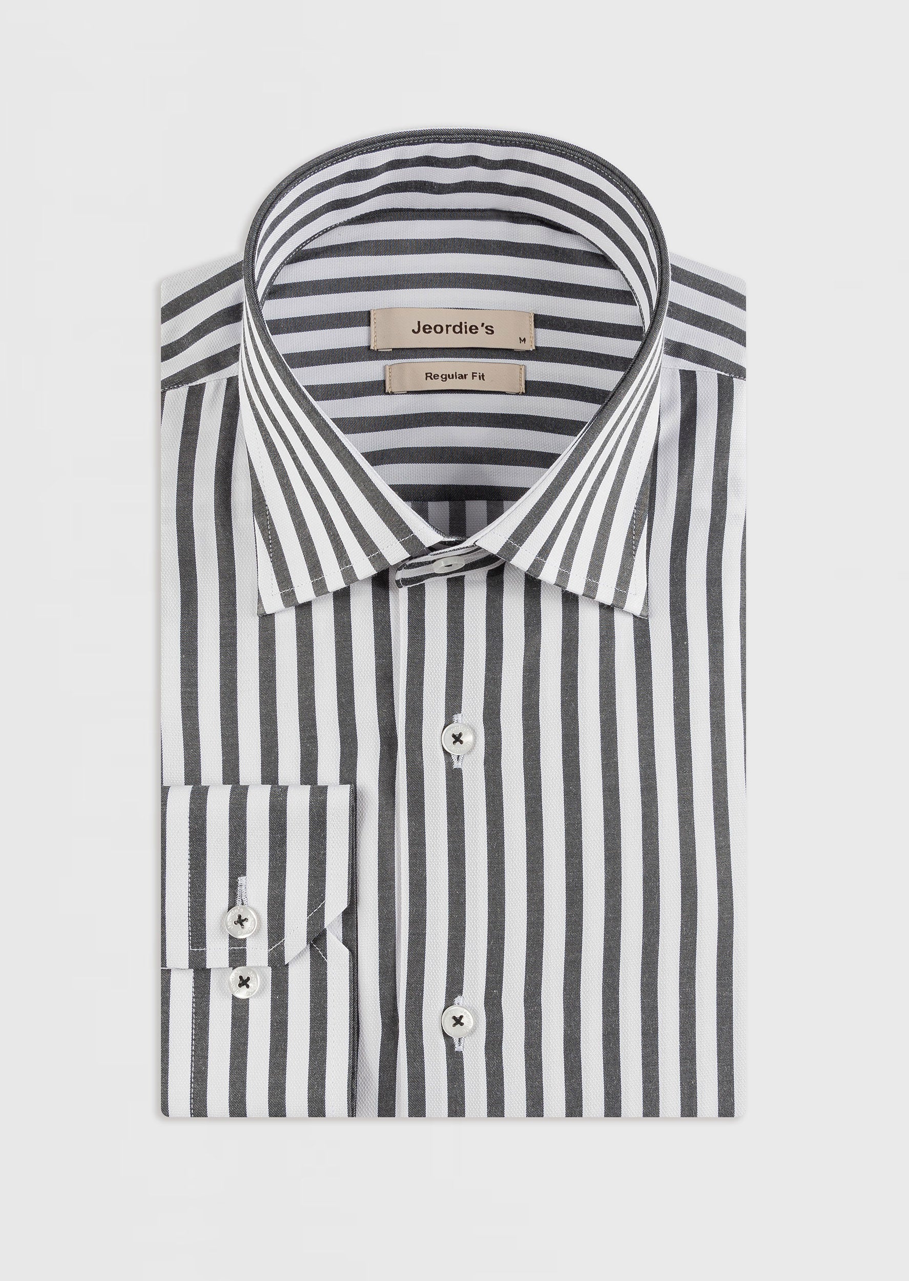 White - Black Long Sleeve Shirt