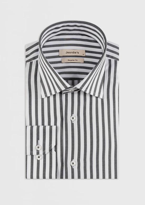 White - Black Long Sleeve Shirt