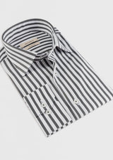 White - Black Long Sleeve Shirt