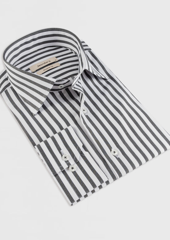 White - Black Long Sleeve Shirt