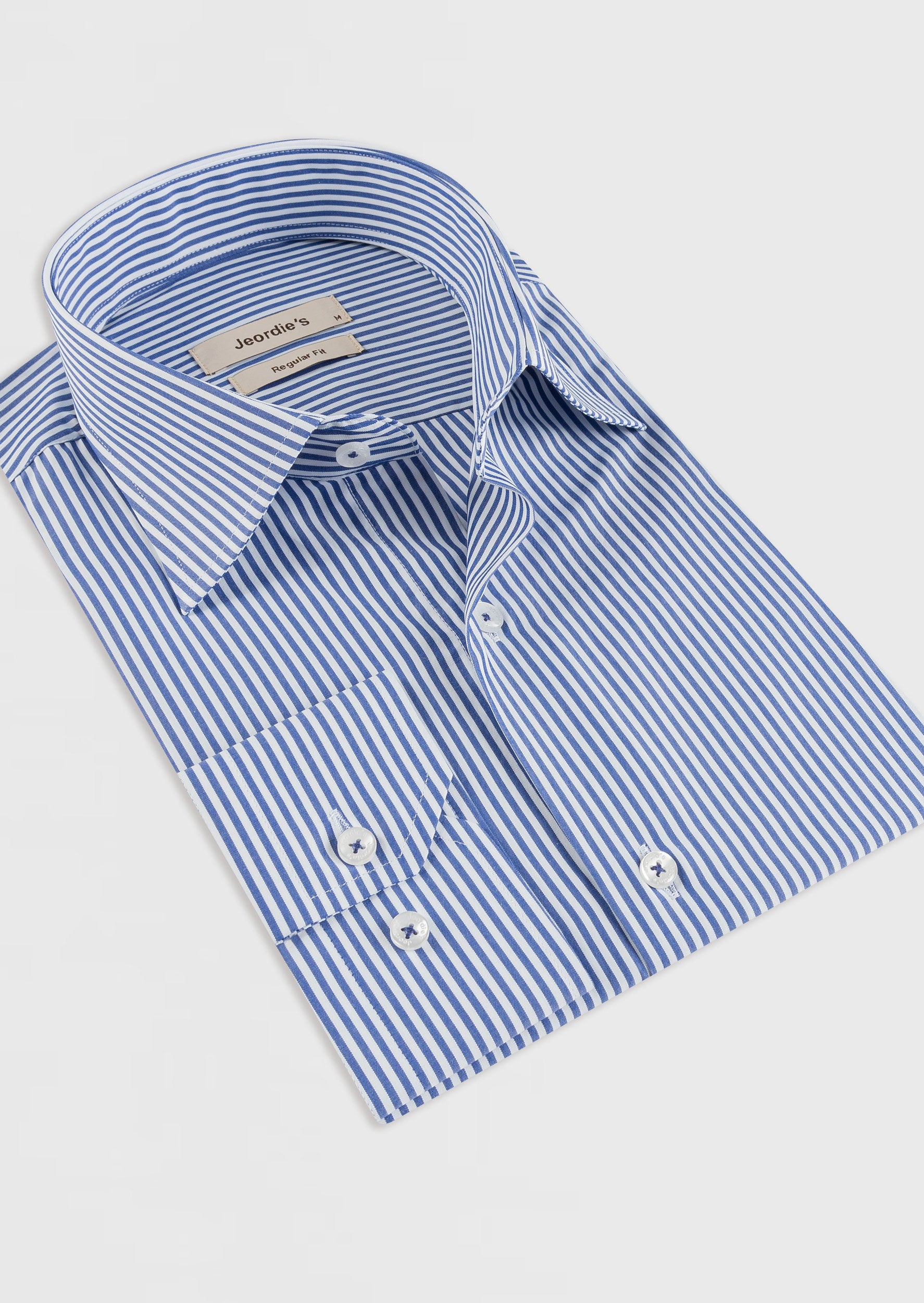 White - Navy Long Sleeve Shirt