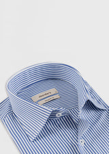 White - Navy Long Sleeve Shirt