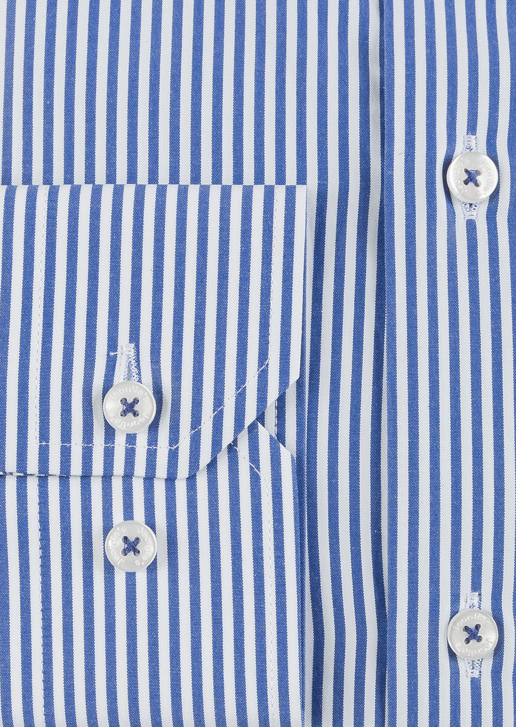 White - Navy Long Sleeve Shirt