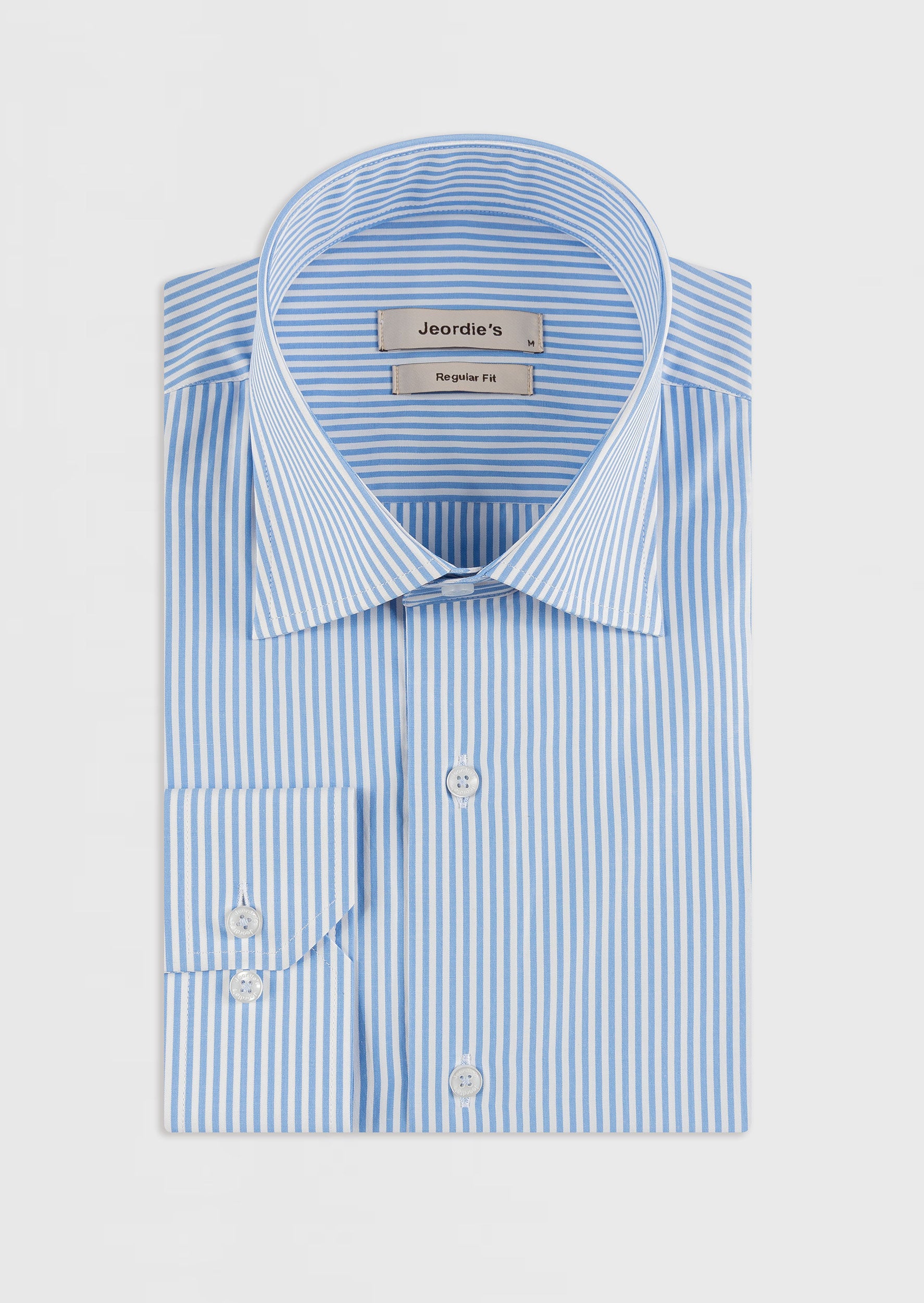 White - Blue Long Sleeve Shirt