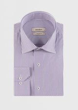 White - Purple Long Sleeve Shirt