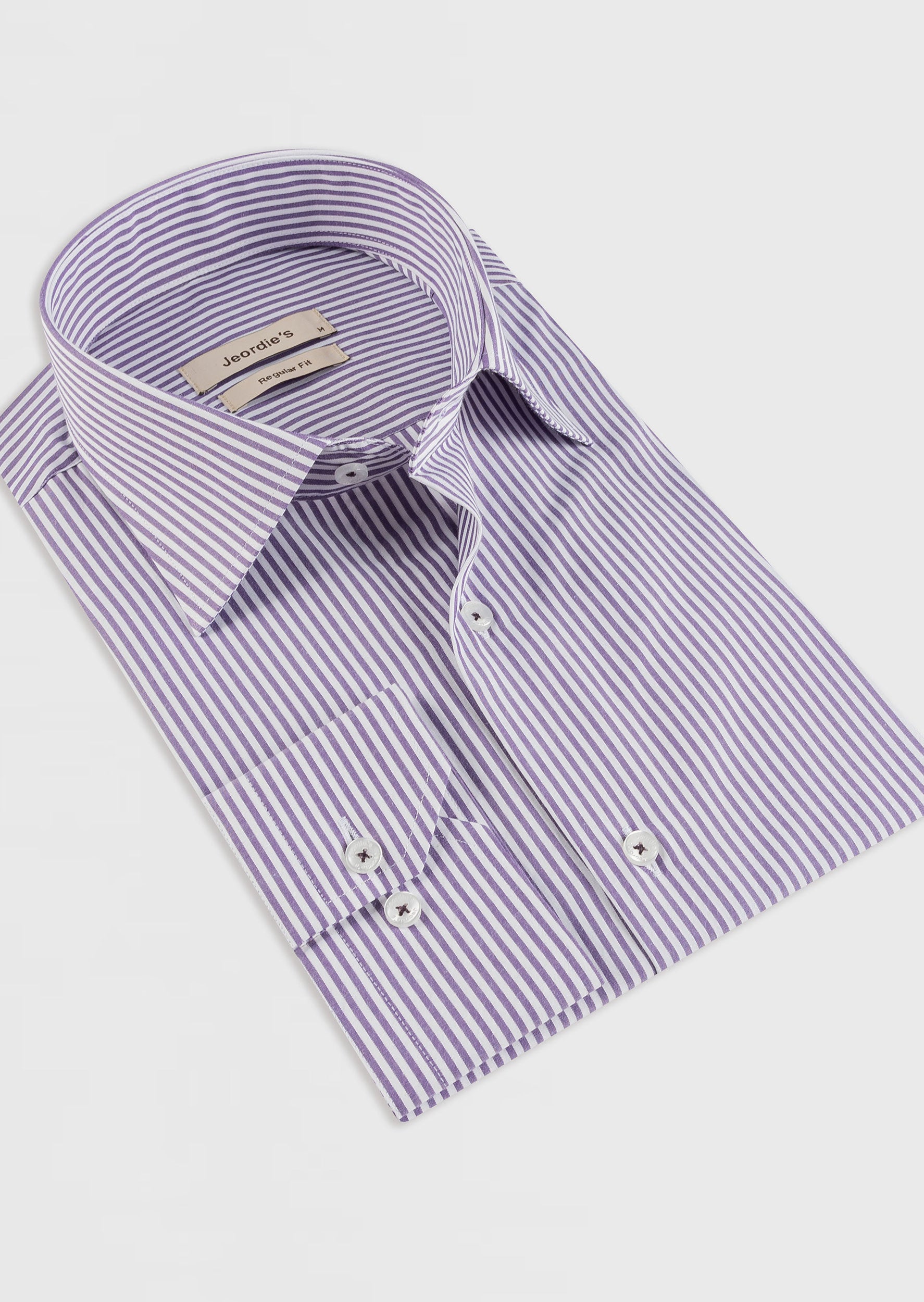 White - Purple Long Sleeve Shirt