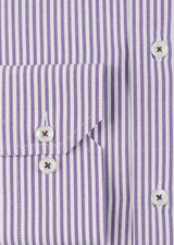 White - Purple Long Sleeve Shirt