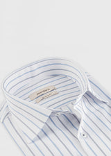White - Navy Long Sleeve Shirt