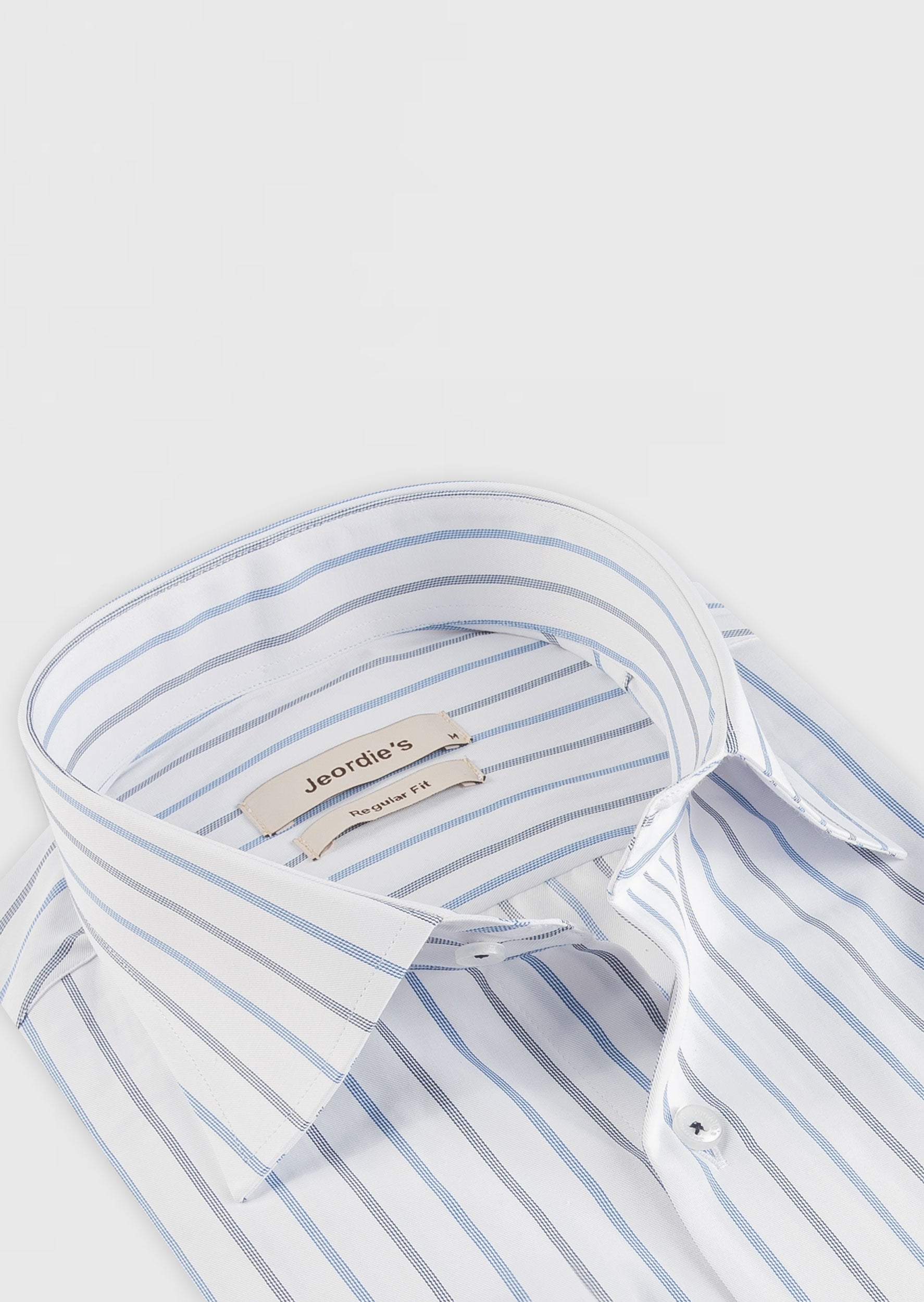 White - Navy Long Sleeve Shirt