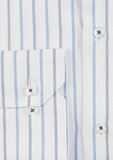 White - Navy Long Sleeve Shirt