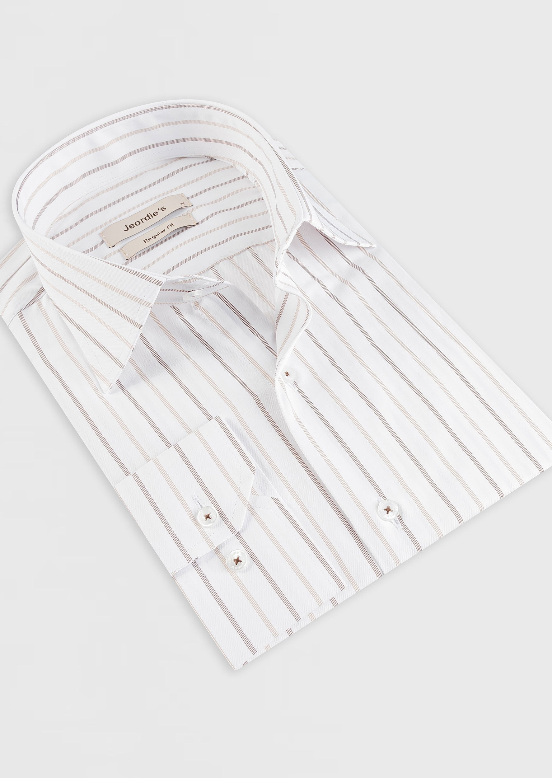 White - Beige Long Sleeve Shirt