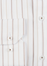 White - Beige Long Sleeve Shirt