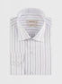 White - Purple Long Sleeve Shirt