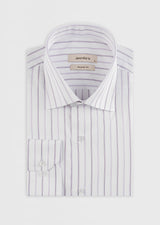 White - Purple Long Sleeve Shirt