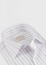 White - Purple Long Sleeve Shirt